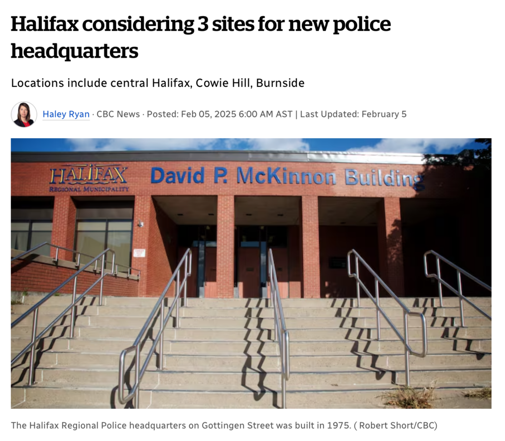 Halifax Regional Police headquarters on Gottingen Street was built in 1975 by Robert Short/CBC